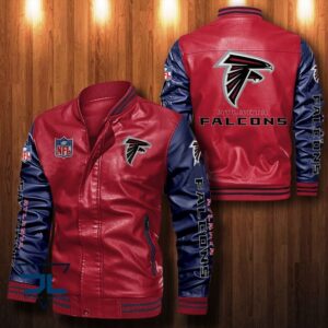 Atlanta Falcons NFL Style Leather Jacket For Fan