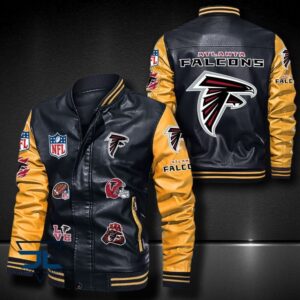 Atlanta Falcons NFL Style Leather Jacket For Fan
