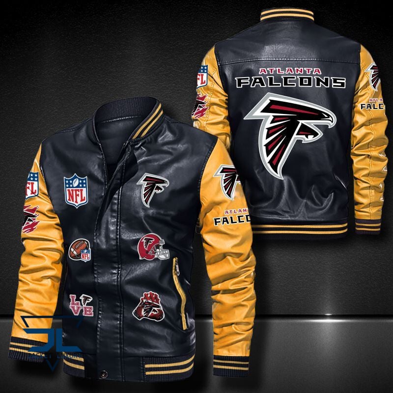 Atlanta Falcons NFL Style Leather Jacket For Fan