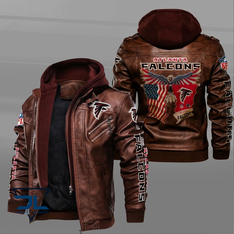Atlanta Falcons NFL Style Leather Jacket For Fan