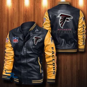 Atlanta Falcons NFL Style Leather Jacket For Fan