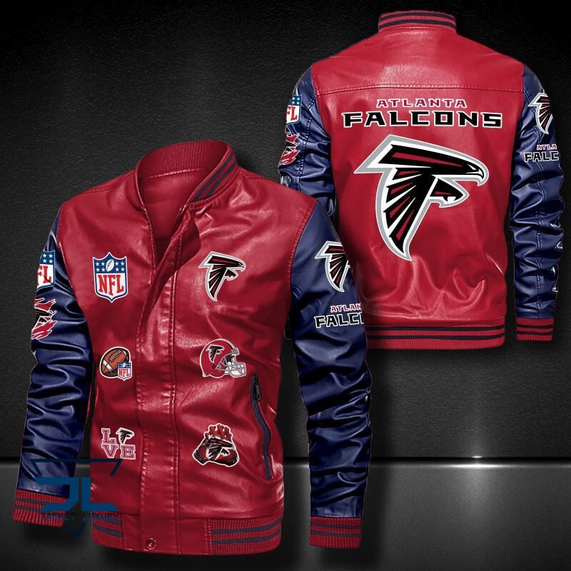 Atlanta Falcons NFL Style Leather Jacket For Fan