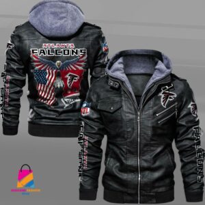 Atlanta Falcons NFL Style Leather Jacket For Fan