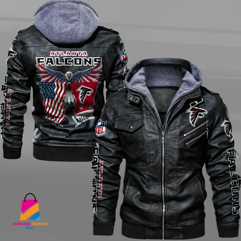 Atlanta Falcons NFL Style Leather Jacket For Fan