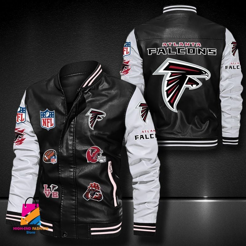 Atlanta Falcons NFL Style Leather Jacket For Fan