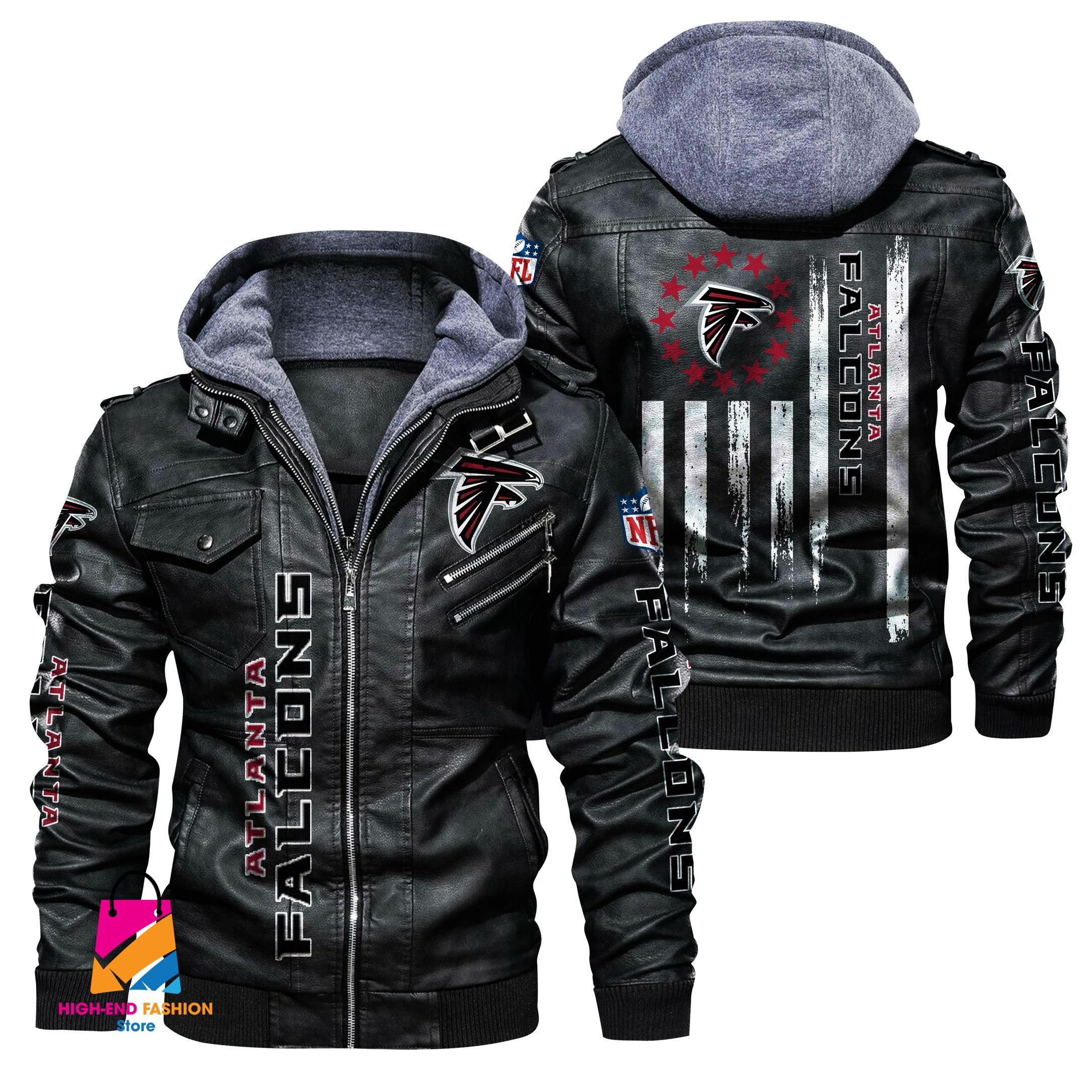 Atlanta Falcons NFL Style Leather Jacket For Fan