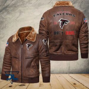 Atlanta Falcons NFL Style Leather Jacket For Fans
