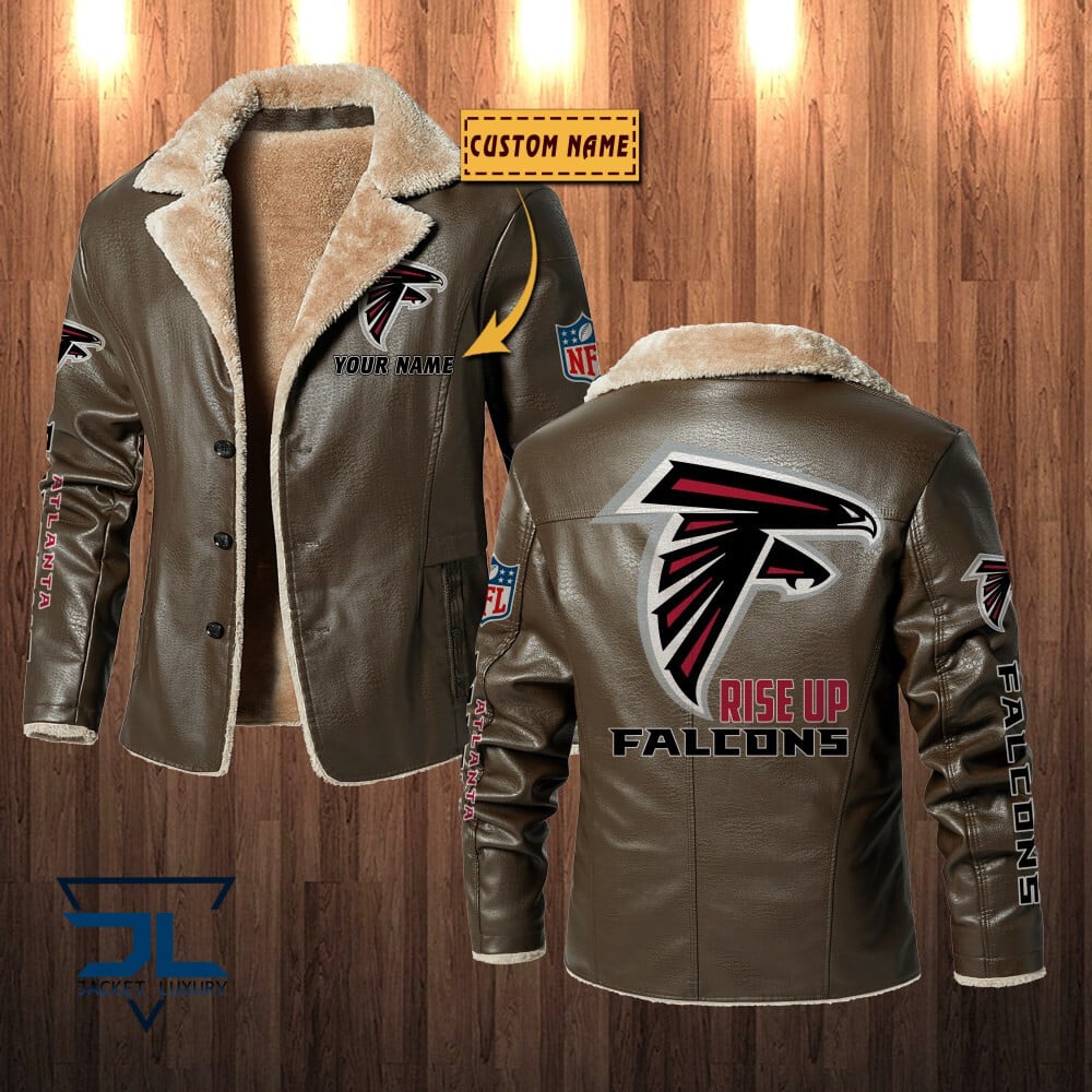 Atlanta Falcons NFL Style Leather Jacket For Fans