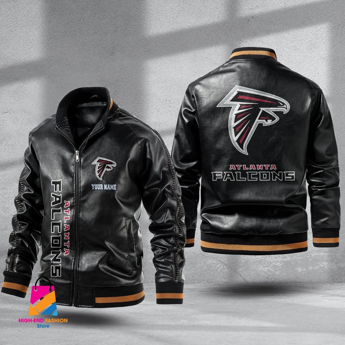 Atlanta Falcons NFL Style Leather Jacket For Fans