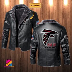 Atlanta Falcons NFL Style Leather Jacket For Fans