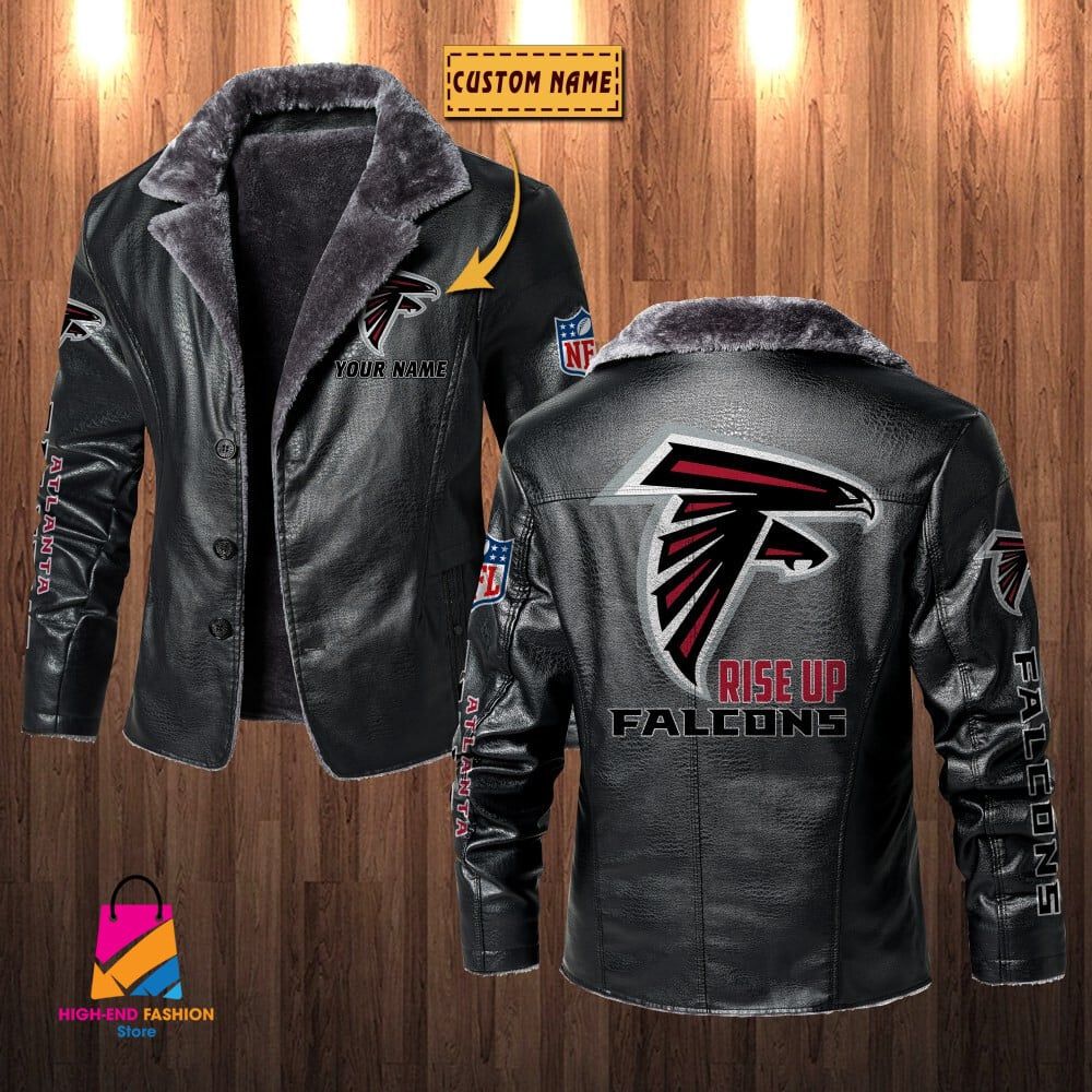 Atlanta Falcons NFL Style Leather Jacket For Fans