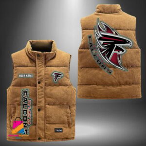Atlanta Falcons NFL Style Sleeveless Puffer Jacket For Fans