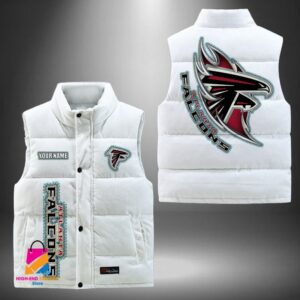 Atlanta Falcons NFL Style Sleeveless Puffer Jacket For Fans