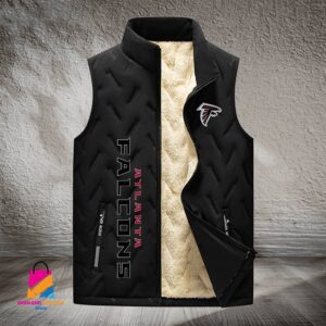 Atlanta Falcons NFL Style Sleeveless Puffer Jacket For Fans