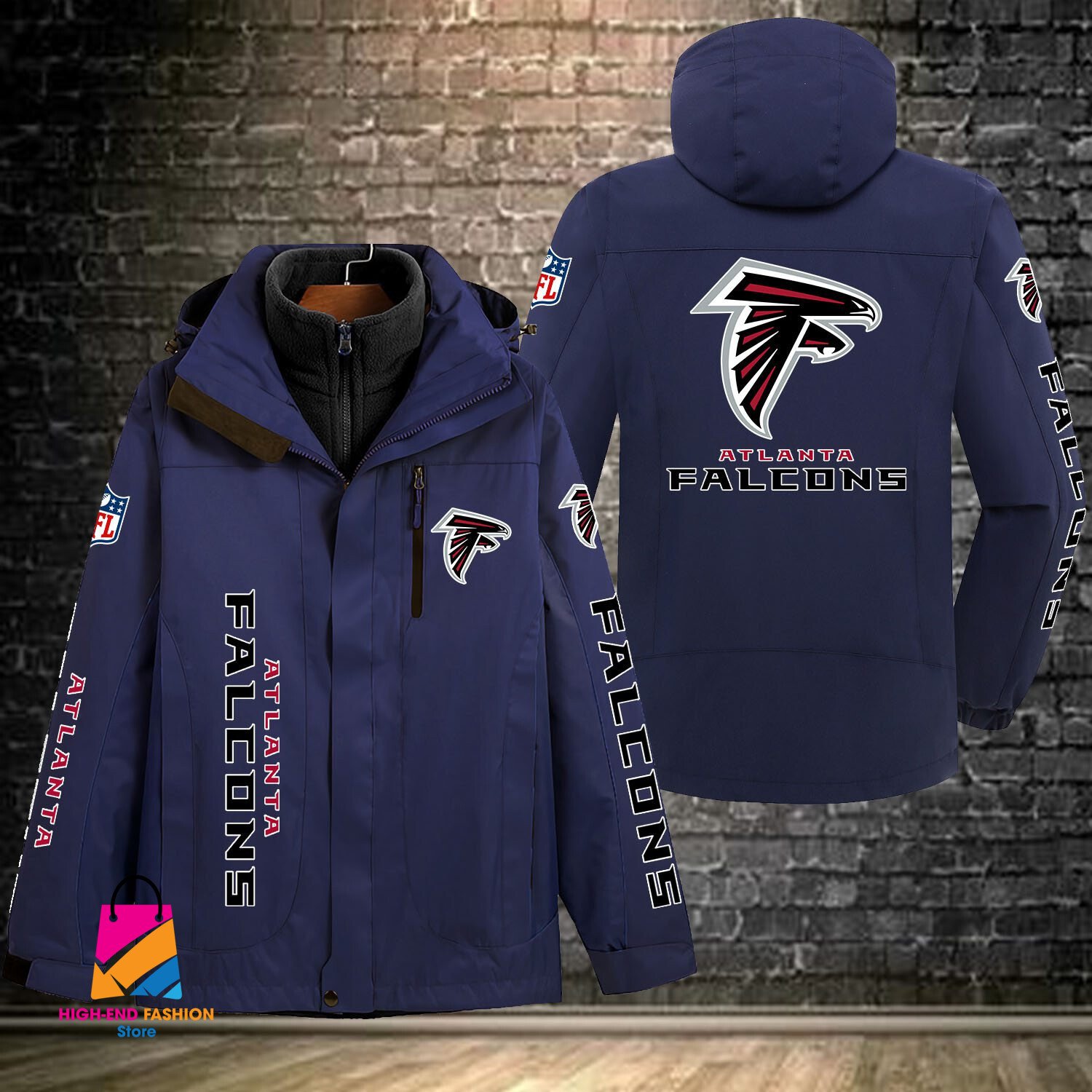 Atlanta Falcons NFL Style Windbreaker Jacket For Fans