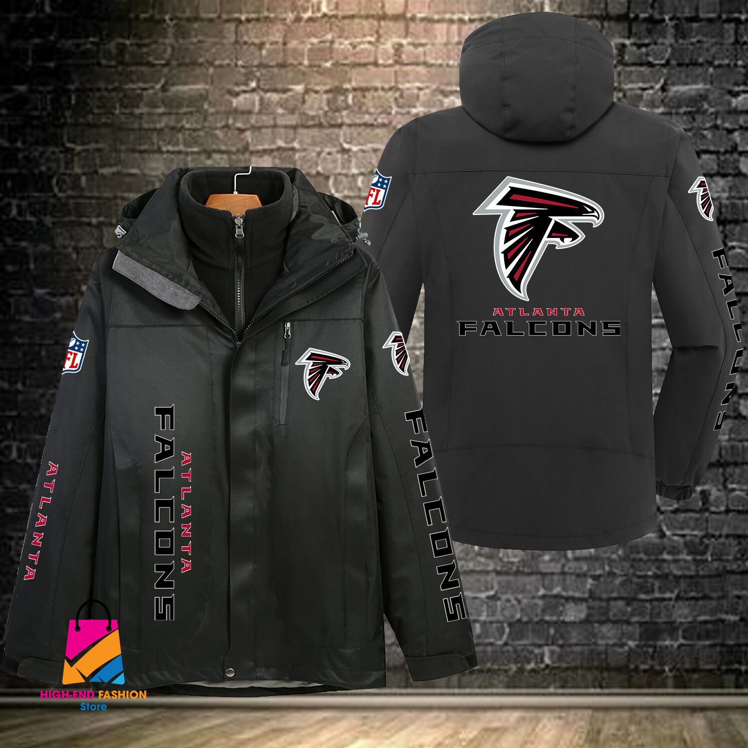 Atlanta Falcons NFL Style Windbreaker Jacket For Fans