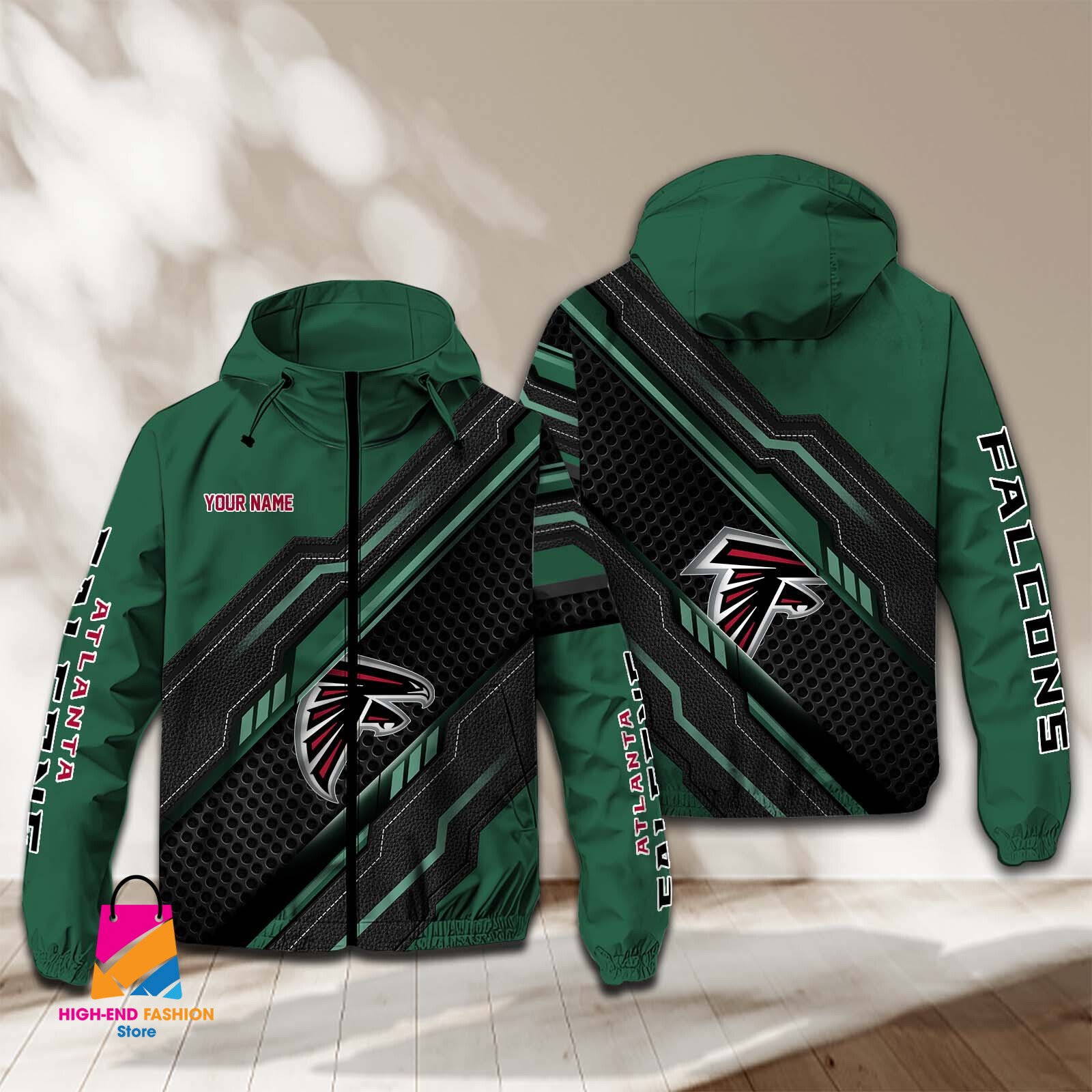 Atlanta Falcons NFL Style Windbreaker Jacket For Fans