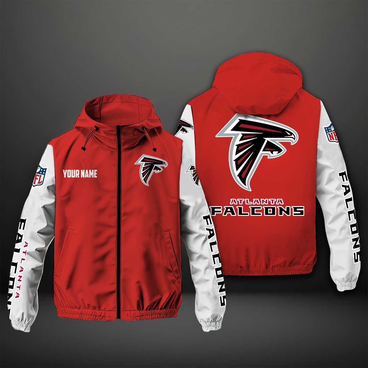 Atlanta Falcons NFL Style Windbreaker Jacket For Fans
