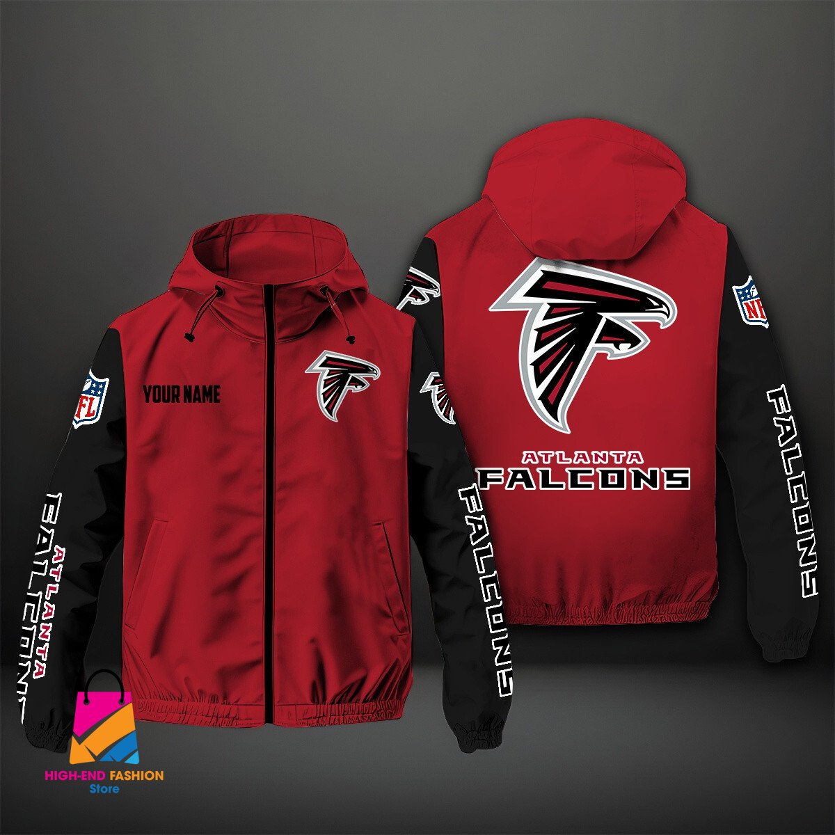 Atlanta Falcons NFL Style Windbreaker Jacket For Fans