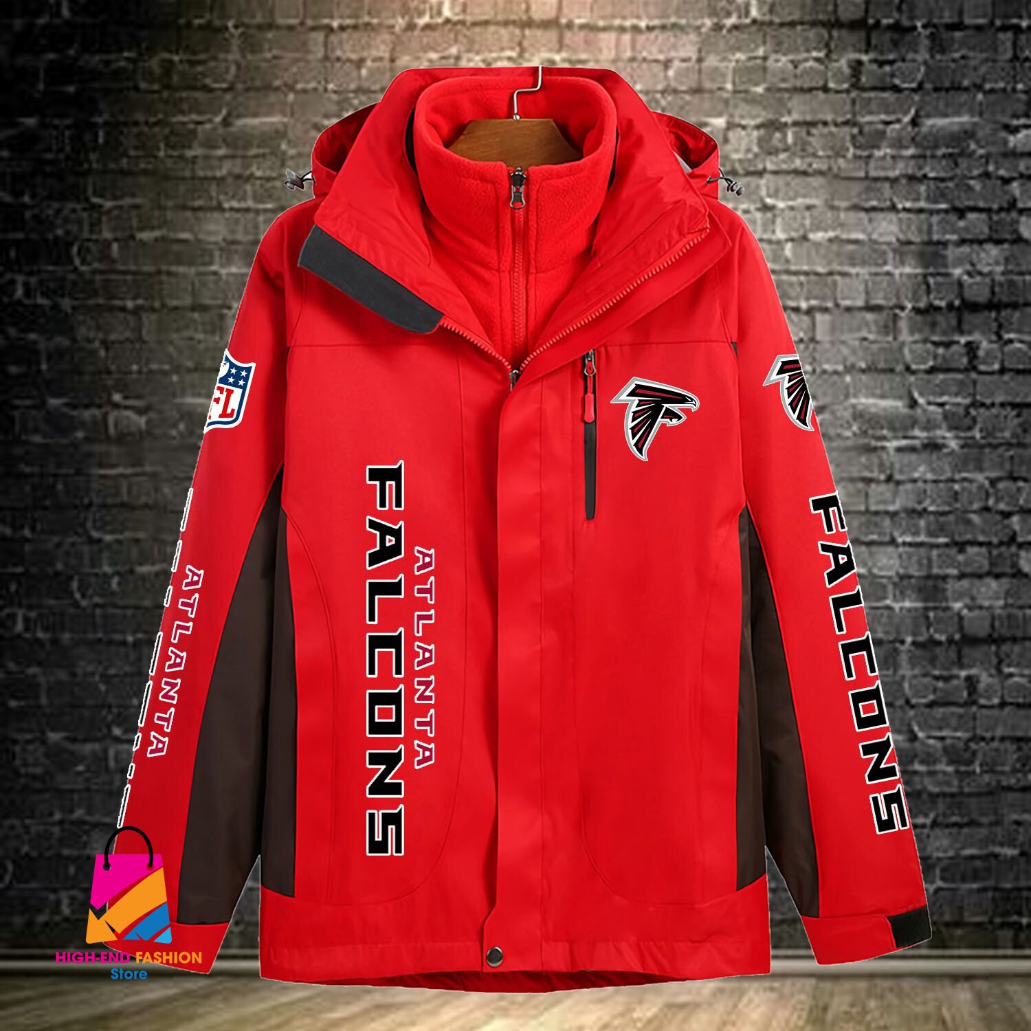 Atlanta Falcons NFL Style Windbreaker Jacket For Fans
