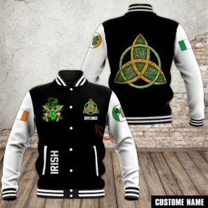 Baby Yoda Cartoon Style Baseball Jacket For Fans