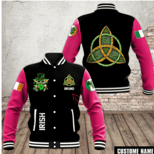 Baby Yoda Cartoon Style Baseball Jacket For Fans