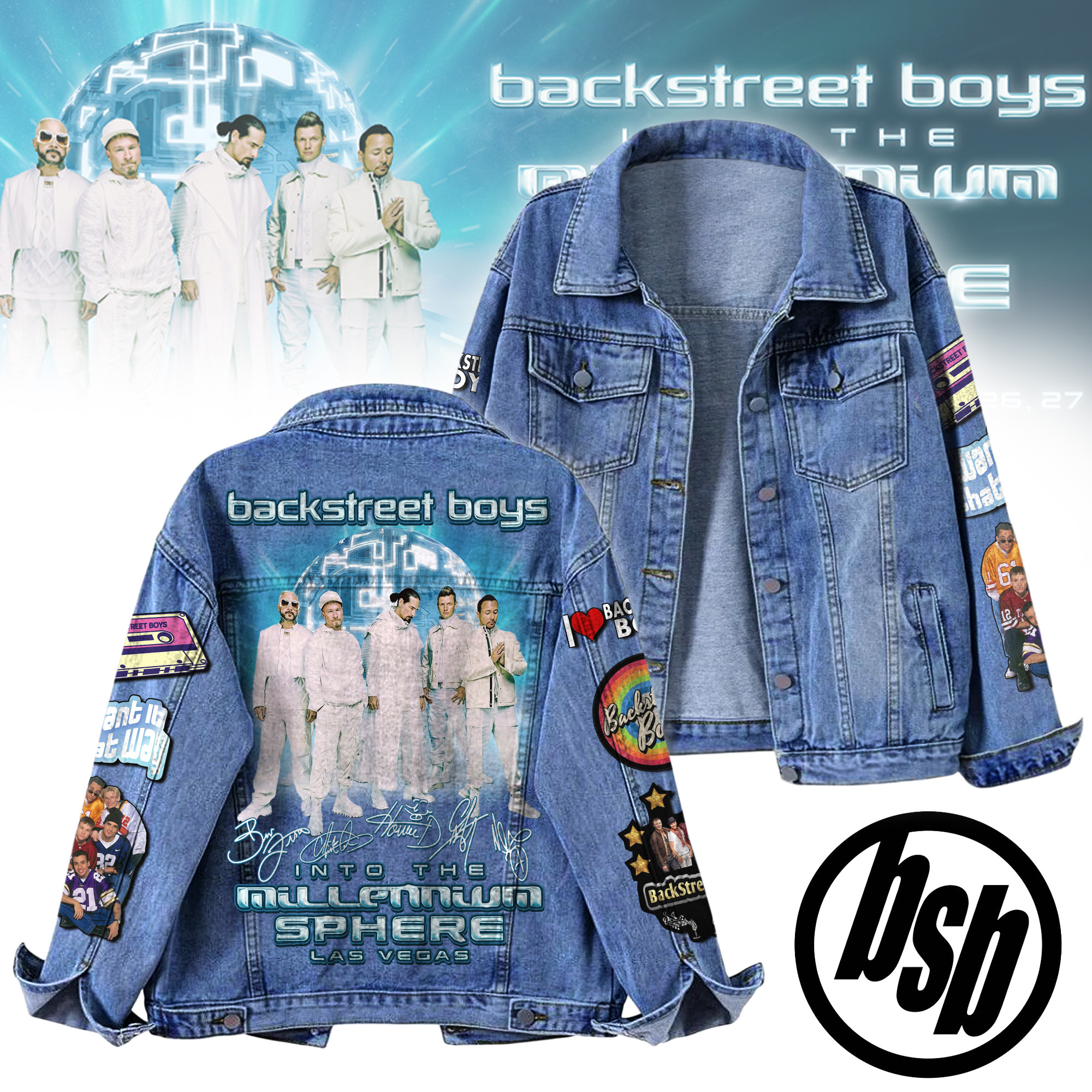 Backstreet Boys Music Denim Jacket Gift For Fans