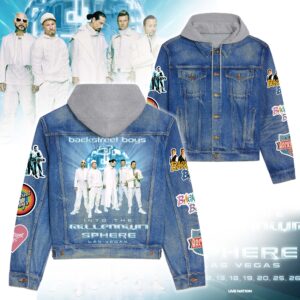 Backstreet Boys Music Hooded Denim Jacket Gift For Fans