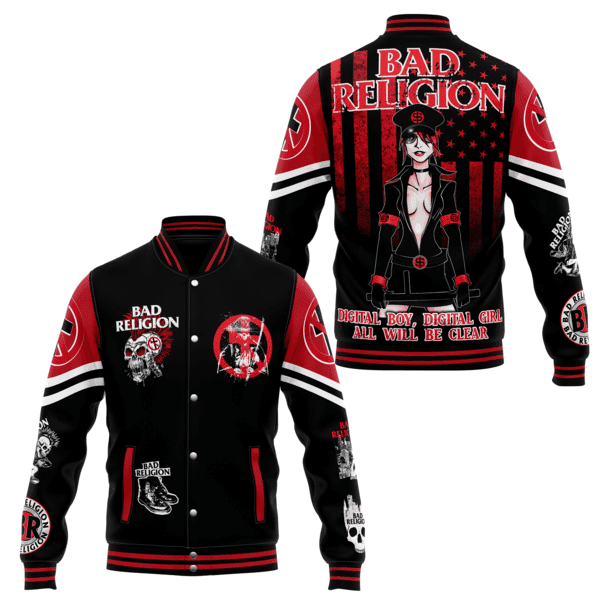 Bad Religion Music Style Baseball Jacket For Fans