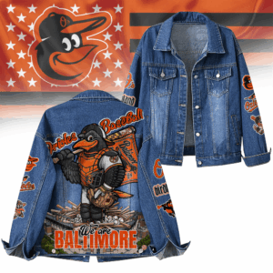 Baltimore Orioles MLB Denim Jacket Gift For Fans