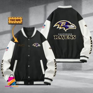 Baltimore Raven NFL Style Baseball Jacket For Fan