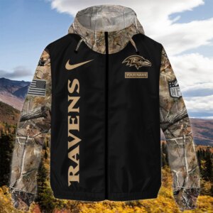 Baltimore Ravens NFL Personalized Style Windbreaker Jacket For Fans