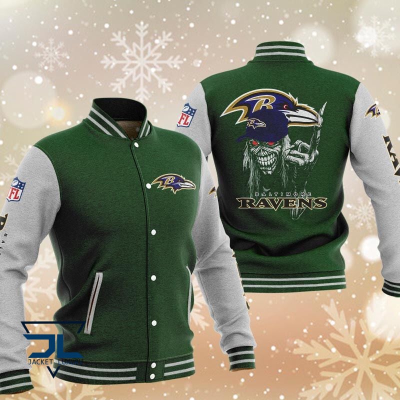 Baltimore Ravens NFL Style Baseball Jacket For Fan