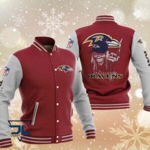 Baltimore Ravens NFL Style Baseball Jacket For Fan
