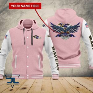 Baltimore Ravens NFL Style Baseball Jacket For Fan