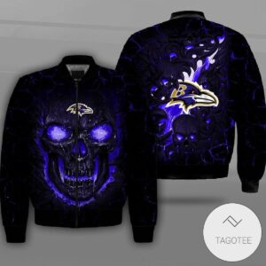 Baltimore Ravens NFL Style Bomber Jacket For Fans
