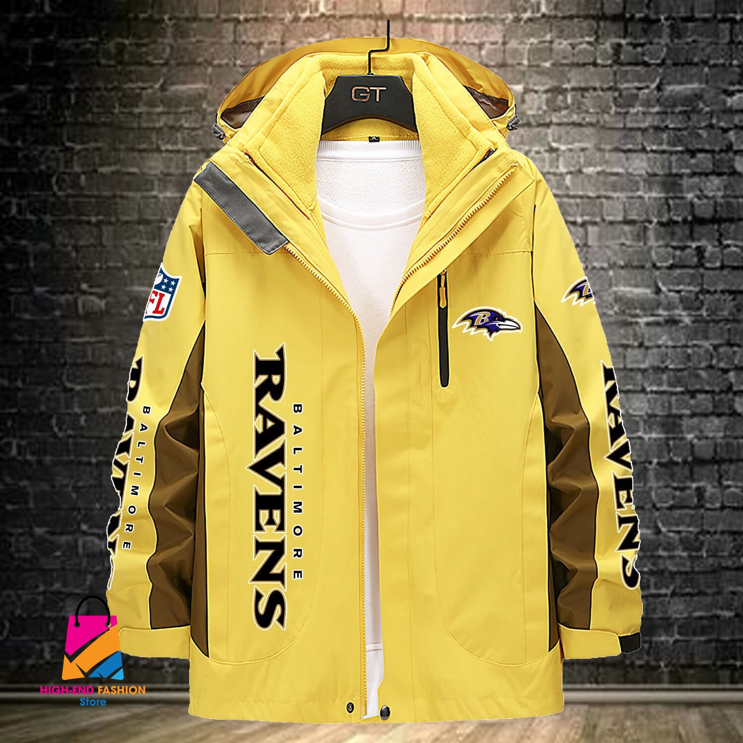 Baltimore Ravens NFL Style Windbreaker Jacket For Fans