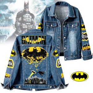 Batman Movies Denim Jacket Gift For Fans