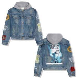 Benson Boone Music Style Hooded Denim Jacket For Fans