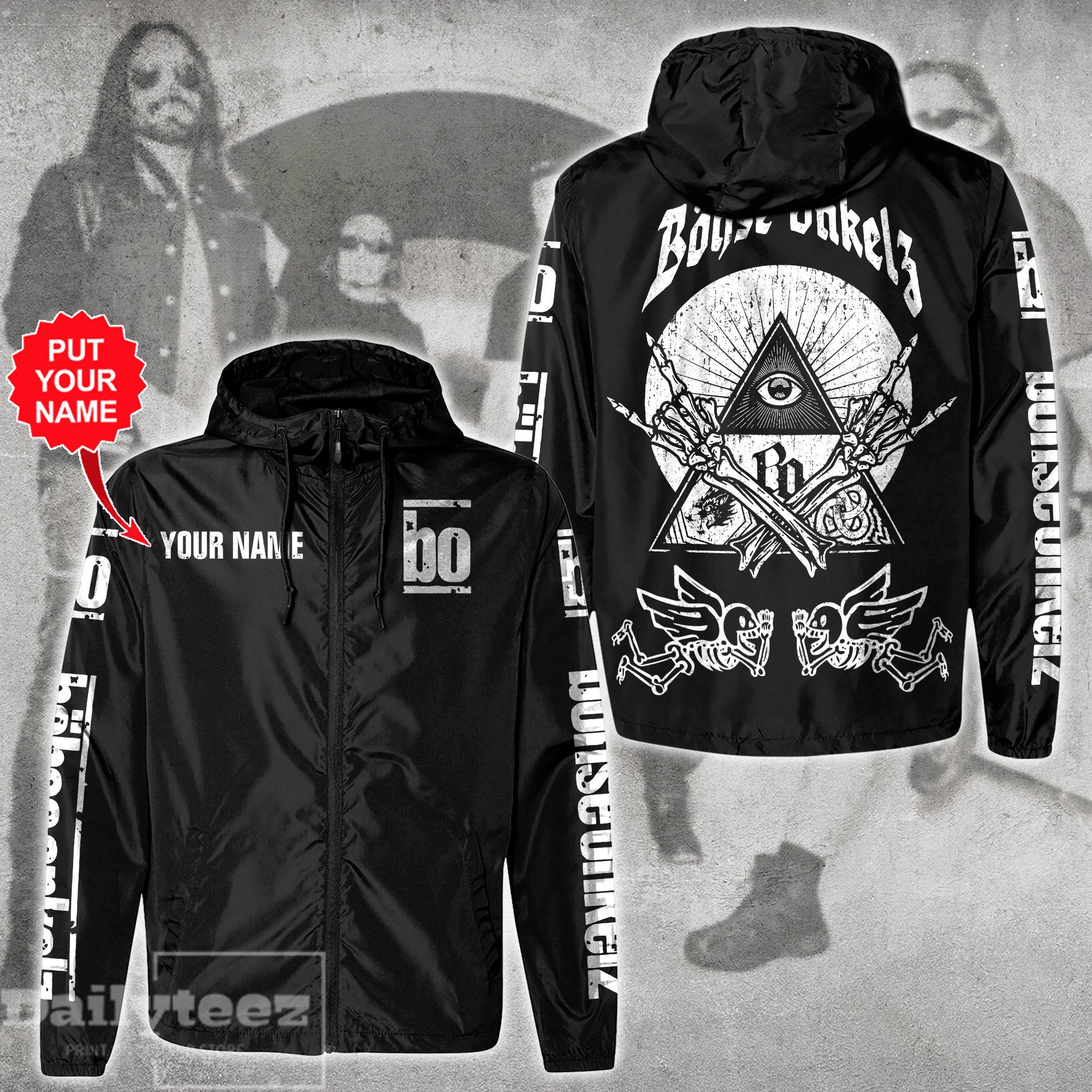 Böhse Onkelz Music Personalized Style Windbreaker Jacket For Fans