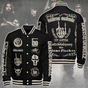 Böhse Onkelz Music Style Baseball Jacket For Fans