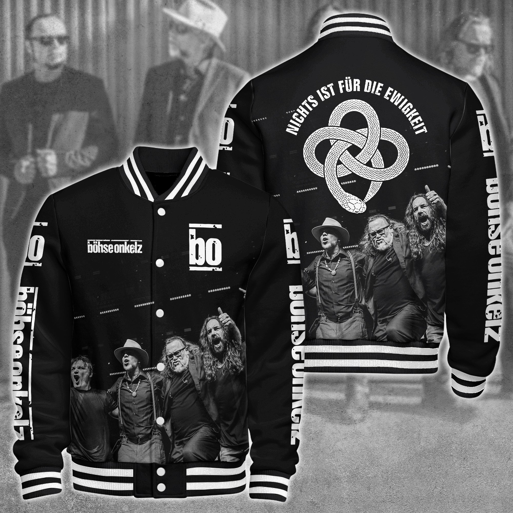Böhse Onkelz Music Style Baseball Jacket For Fans