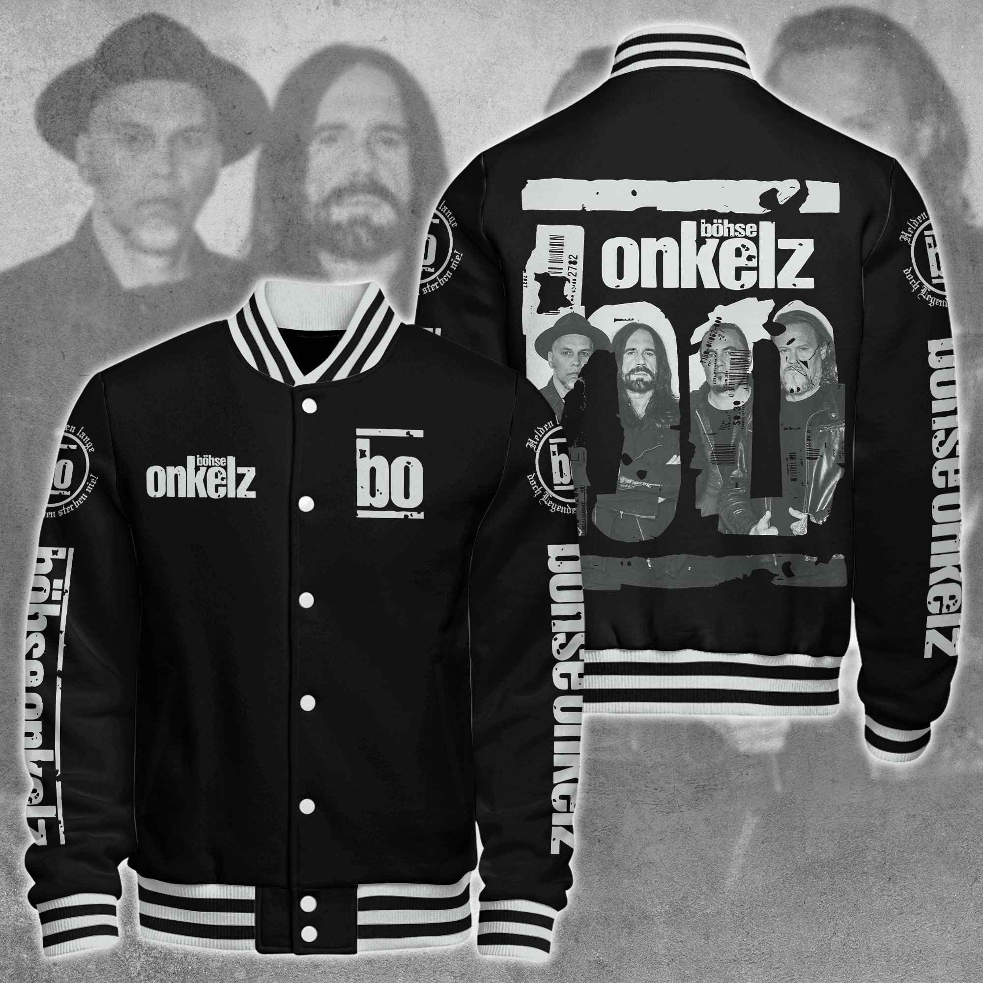 Böhse Onkelz Music Style Baseball Jacket For Fans
