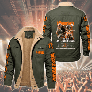 Böhse Onkelz Music Style Fleece Thermal Cotton Jacket For Fans