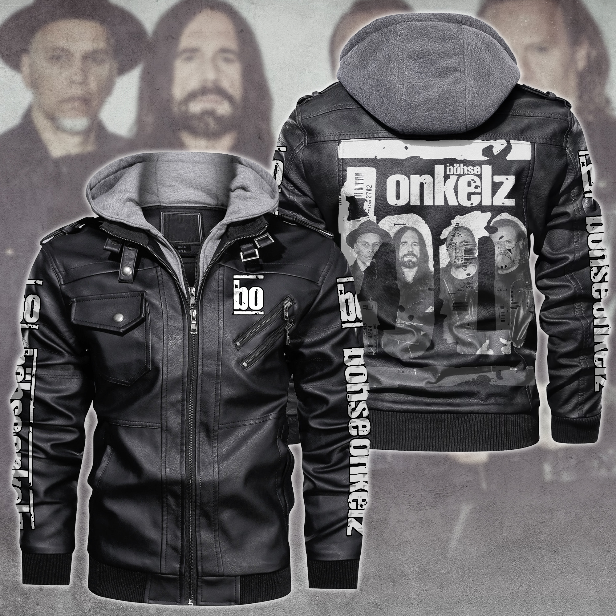 Böhse Onkelz Music Style Leather Jacket For Fans