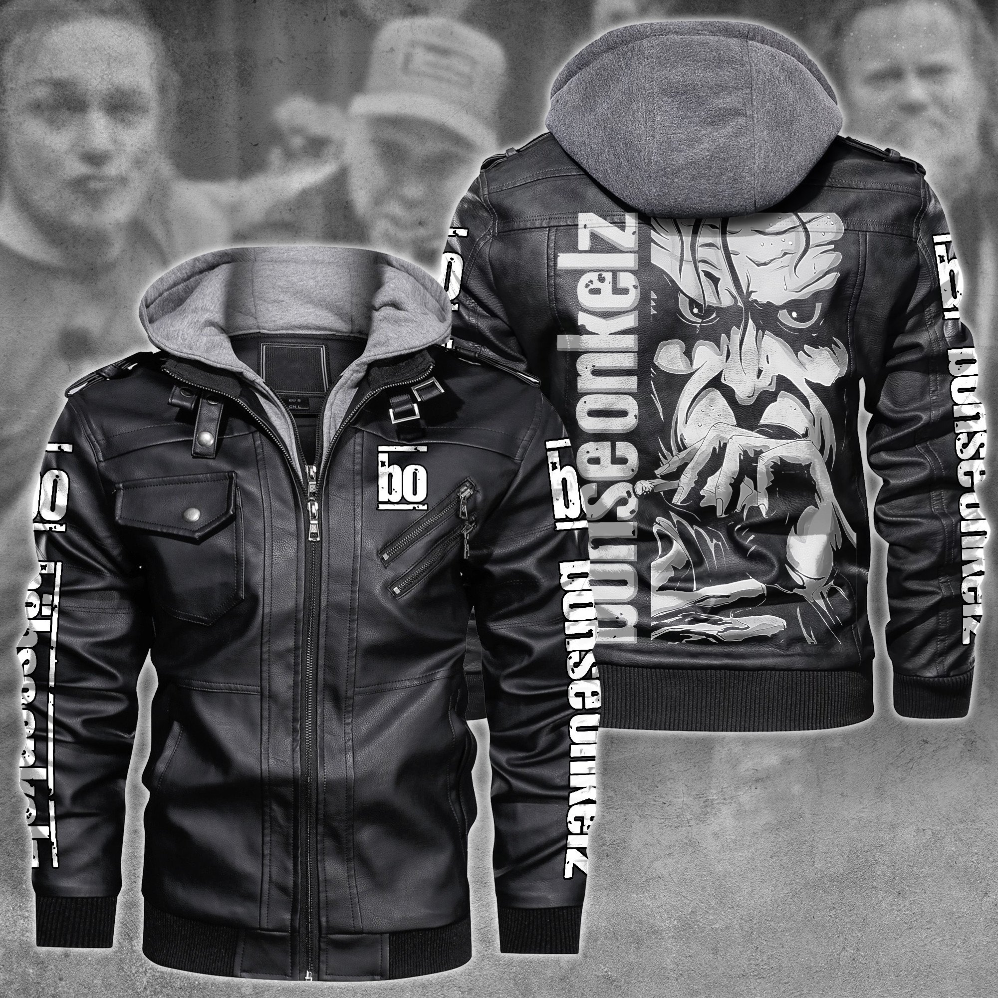 Böhse Onkelz Music Style Leather Jacket For Fans