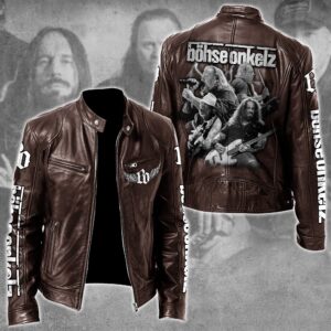 Böhse Onkelz Music Style Leather Jacket For Fans