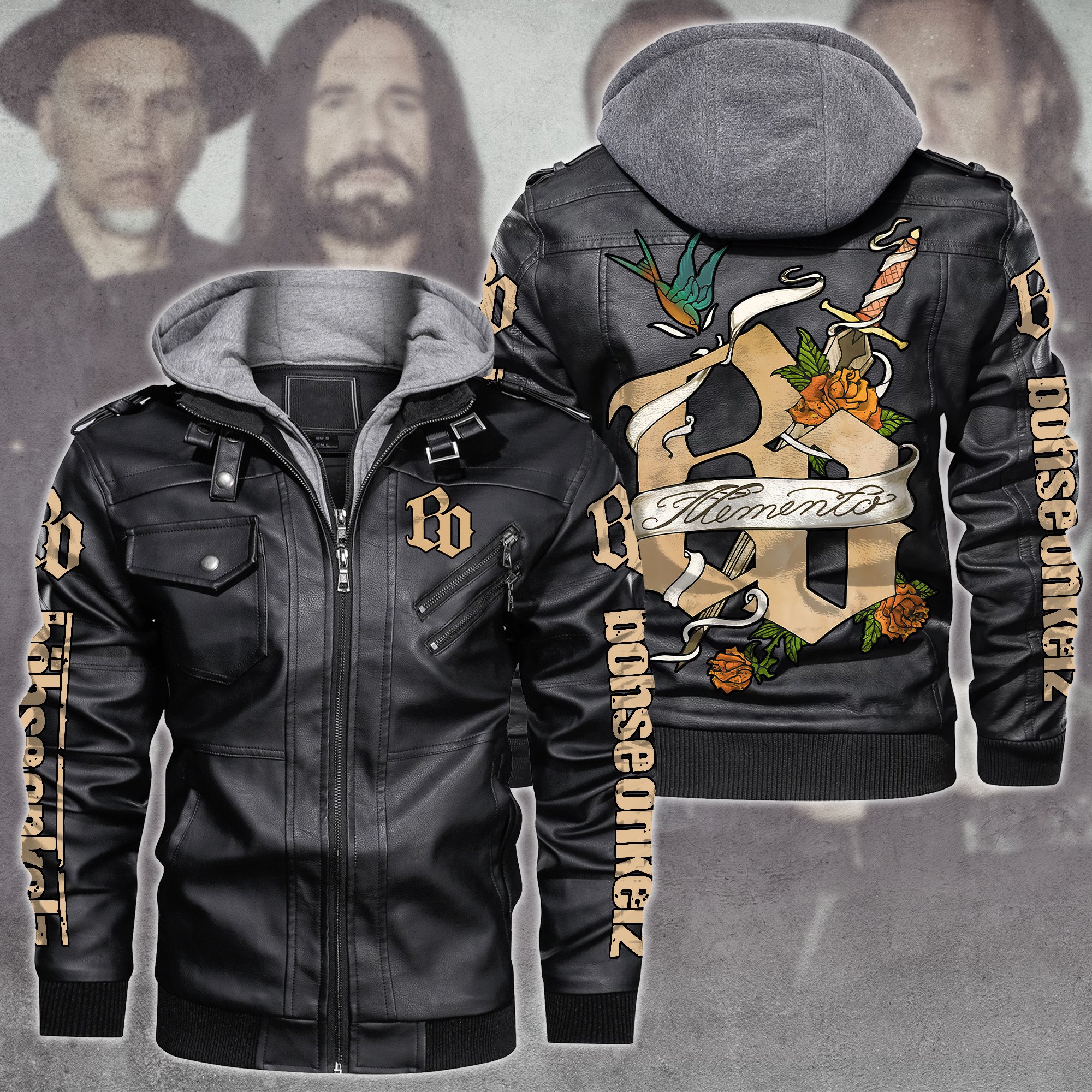 Böhse Onkelz Music Style Leather Jacket For Fans