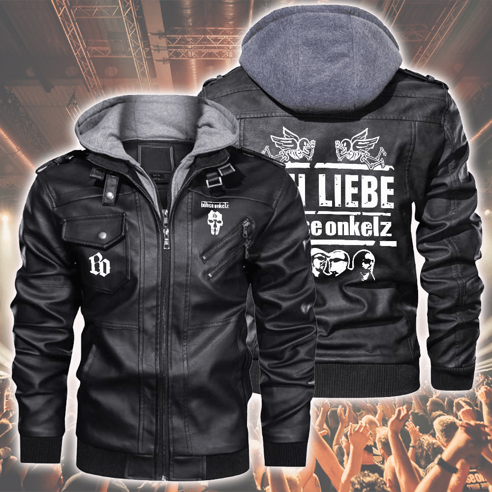 Böhse Onkelz Music Style Leather Jacket For Fans