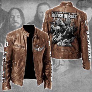 Böhse Onkelz Music Style Leather Jacket For Fans